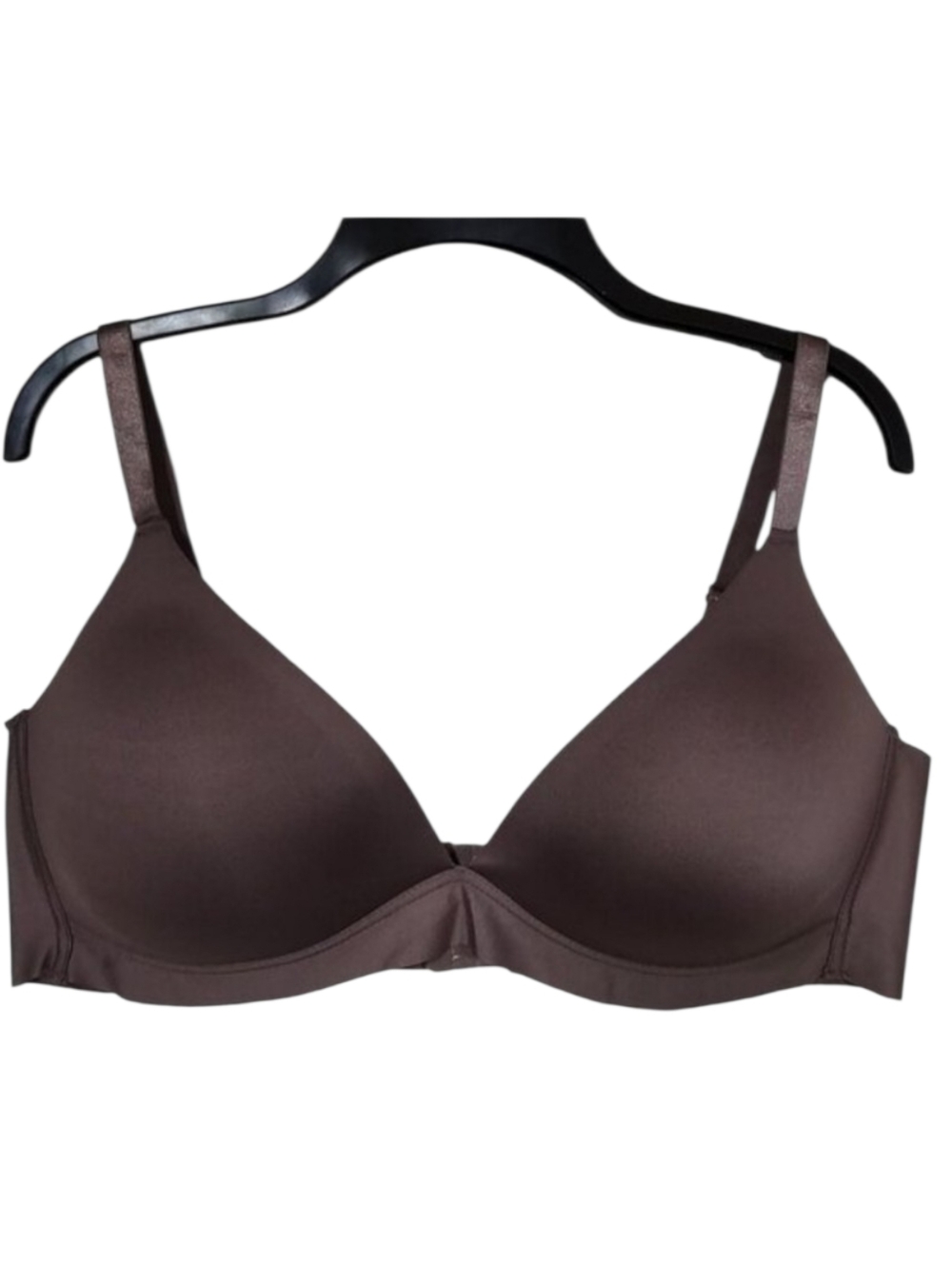 Catherine Malandrino Dark Brown Wireless T Shirt Bra Back Closure Size 44C